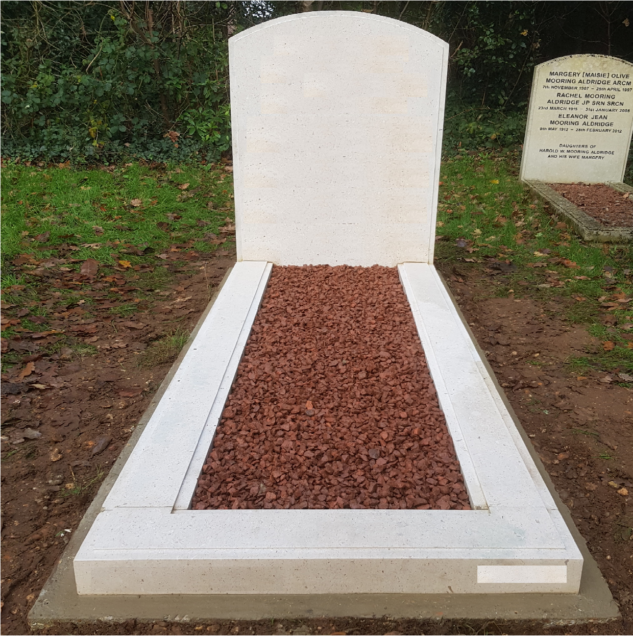 Marble Headstone Blank. Stonemason dorset